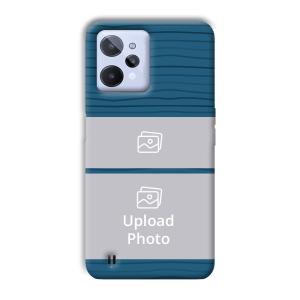Dark Blue Customized Printed Back Cover for Realme C31