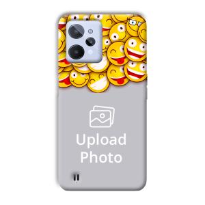Emojis Customized Printed Back Cover for Realme C31