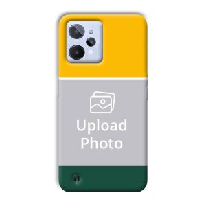 Yellow Green Customized Printed Back Cover for Realme C31