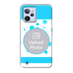 Bluish Customized Printed Back Cover for Realme C31