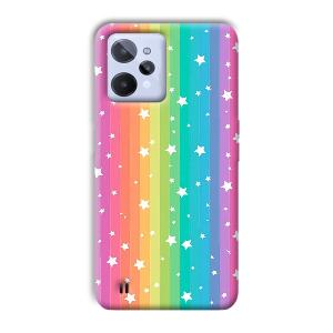 Starry Pattern Phone Customized Printed Back Cover for Realme C31