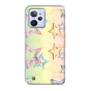 Star Designs Phone Customized Printed Back Cover for Realme C31