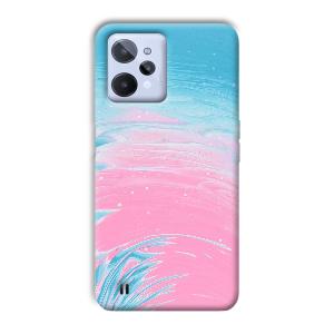 Pink Water Phone Customized Printed Back Cover for Realme C31