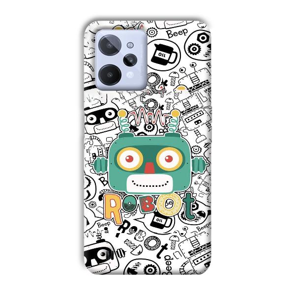 Animated Robot Phone Customized Printed Back Cover for Realme C31