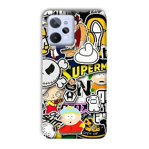 Cartoons Phone Customized Printed Back Cover for Realme C31