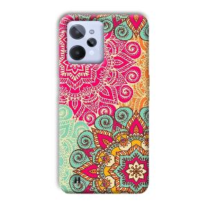 Floral Design Phone Customized Printed Back Cover for Realme C31
