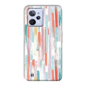 Light Paint Stroke Phone Customized Printed Back Cover for Realme C31