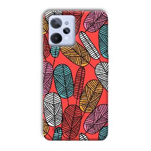 Lines and Leaves Phone Customized Printed Back Cover for Realme C31
