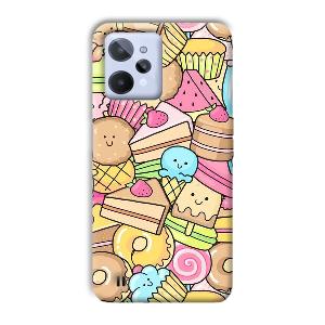 Love Desserts Phone Customized Printed Back Cover for Realme C31
