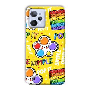 Pop It Phone Customized Printed Back Cover for Realme C31