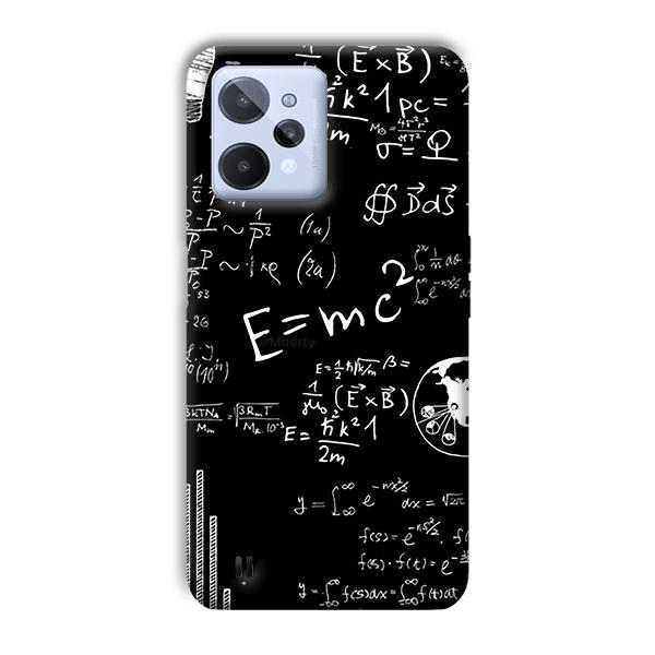 E is Equal To MC2 Phone Customized Printed Back Cover for Realme C31