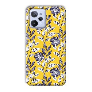 Yellow Fabric Design Phone Customized Printed Back Cover for Realme C31