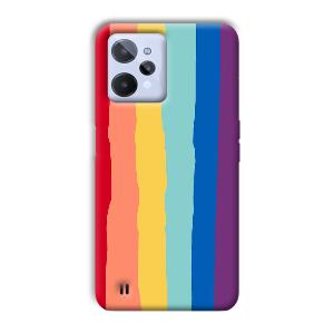 Vertical Paint Phone Customized Printed Back Cover for Realme C31