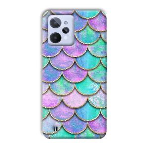 Mermaid Design Phone Customized Printed Back Cover for Realme C31