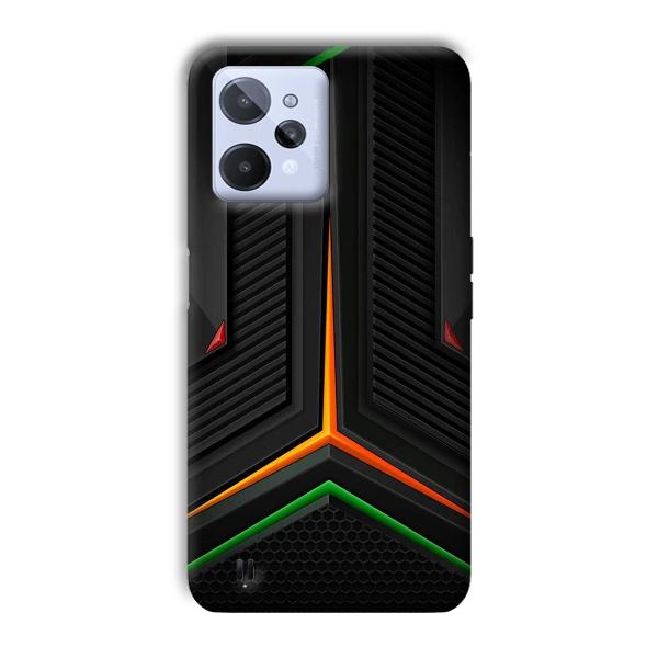 Black Design Phone Customized Printed Back Cover for Realme C31