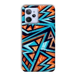 Zig Zag Pattern Phone Customized Printed Back Cover for Realme C31