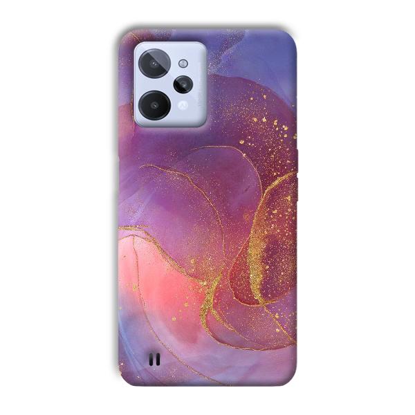 Sparkling Marble Phone Customized Printed Back Cover for Realme C31