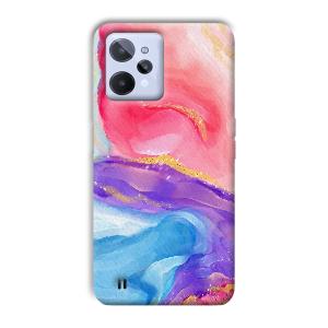 Water Colors Phone Customized Printed Back Cover for Realme C31