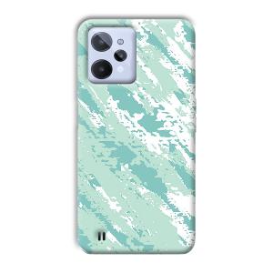 Sky Blue Design Phone Customized Printed Back Cover for Realme C31