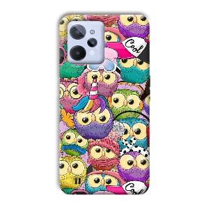 Colorful Owls Phone Customized Printed Back Cover for Realme C31