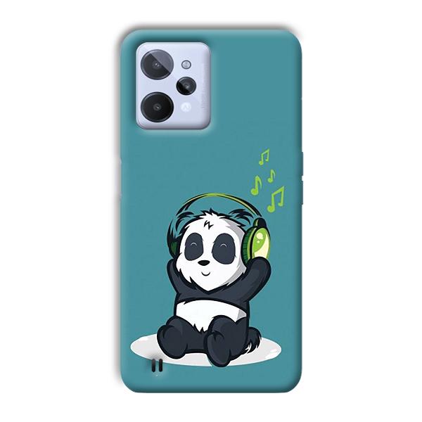 Panda  Phone Customized Printed Back Cover for Realme C31