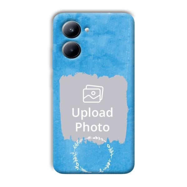 Blue Design Customized Printed Back Cover for Realme C33