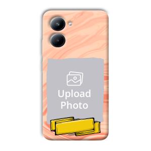Pink Design Customized Printed Back Cover for Realme C33
