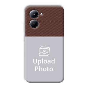 Brown Customized Printed Back Cover for Realme C33