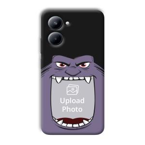 Purple Monster Customized Printed Back Cover for Realme C33