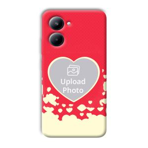 Heart Customized Printed Back Cover for Realme C33