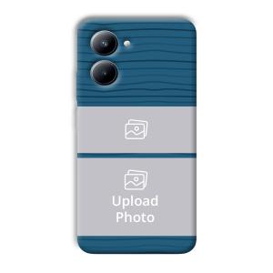 Dark Blue Customized Printed Back Cover for Realme C33