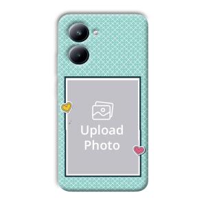 Sky Blue Customized Printed Back Cover for Realme C33