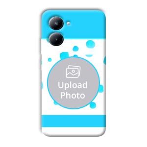 Bluish Customized Printed Back Cover for Realme C33