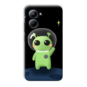 Alien Character Phone Customized Printed Back Cover for Realme C33