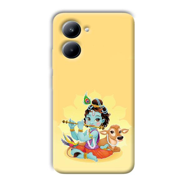 Baby Krishna Phone Customized Printed Back Cover for Realme C33