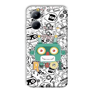 Animated Robot Phone Customized Printed Back Cover for Realme C33