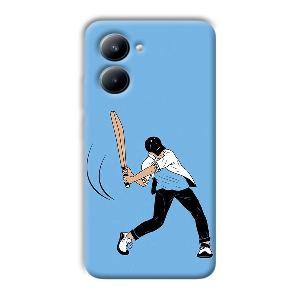 Cricketer Phone Customized Printed Back Cover for Realme C33