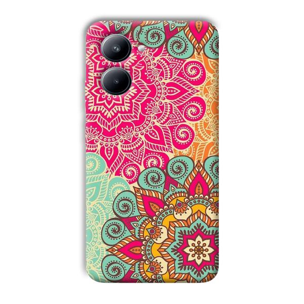 Floral Design Phone Customized Printed Back Cover for Realme C33