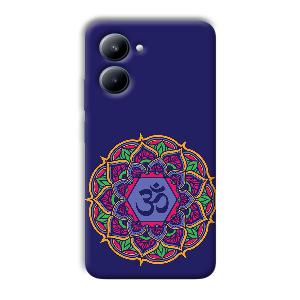 Blue Om Design Phone Customized Printed Back Cover for Realme C33