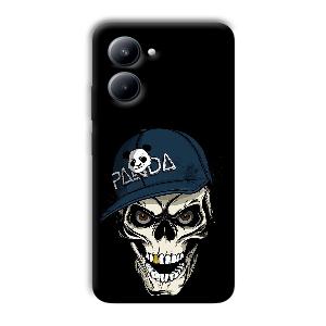 Panda & Skull Phone Customized Printed Back Cover for Realme C33