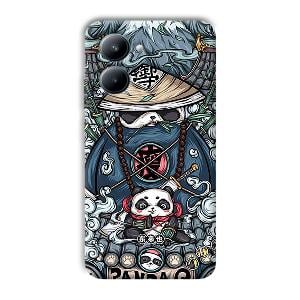 Panda Q Phone Customized Printed Back Cover for Realme C33