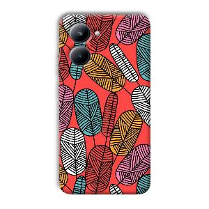 Lines and Leaves Phone Customized Printed Back Cover for Realme C33