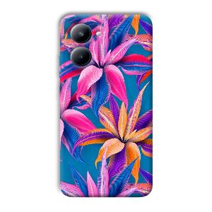 Aqautic Flowers Phone Customized Printed Back Cover for Realme C33