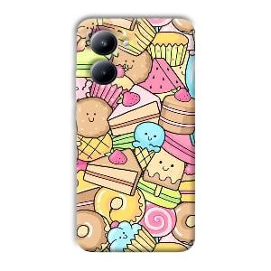 Love Desserts Phone Customized Printed Back Cover for Realme C33