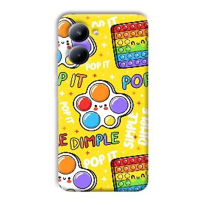 Pop It Phone Customized Printed Back Cover for Realme C33