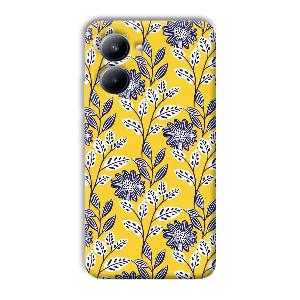 Yellow Fabric Design Phone Customized Printed Back Cover for Realme C33