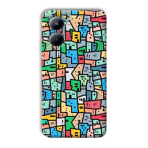 Small Homes Phone Customized Printed Back Cover for Realme C33