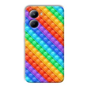 Colorful Circles Phone Customized Printed Back Cover for Realme C33