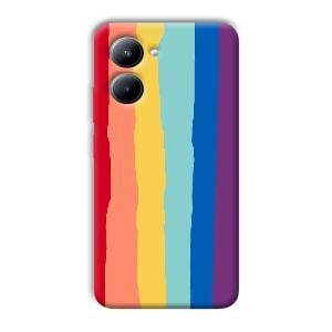 Vertical Paint Phone Customized Printed Back Cover for Realme C33