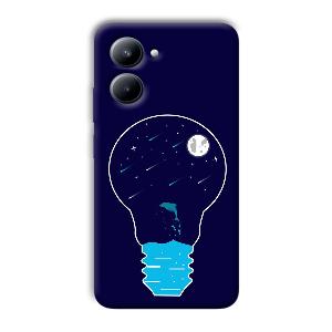 Night Bulb Phone Customized Printed Back Cover for Realme C33